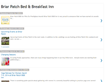 Tablet Screenshot of blog.briarpatchbandb.com